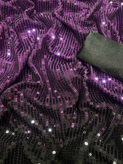 Beautiful Designer Heavy Georgette Exclusive Sequanc Saree