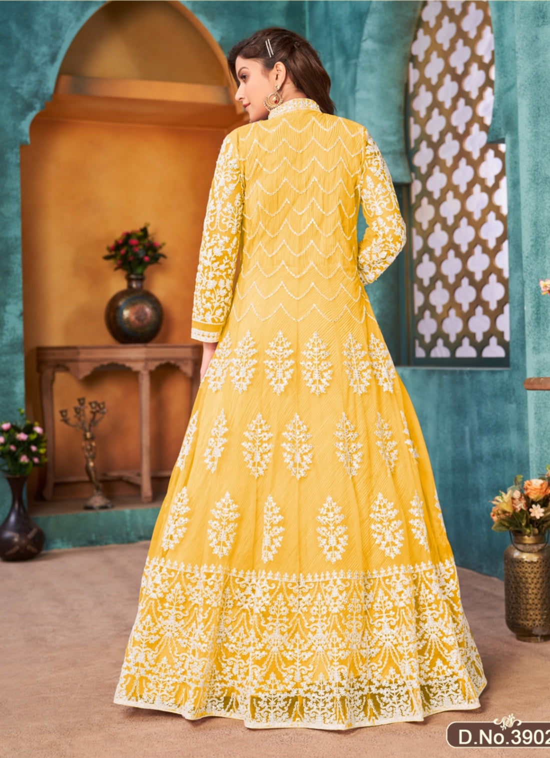 Beautiful Designer Aanaya Net with Heavy Cording Salwar Suit