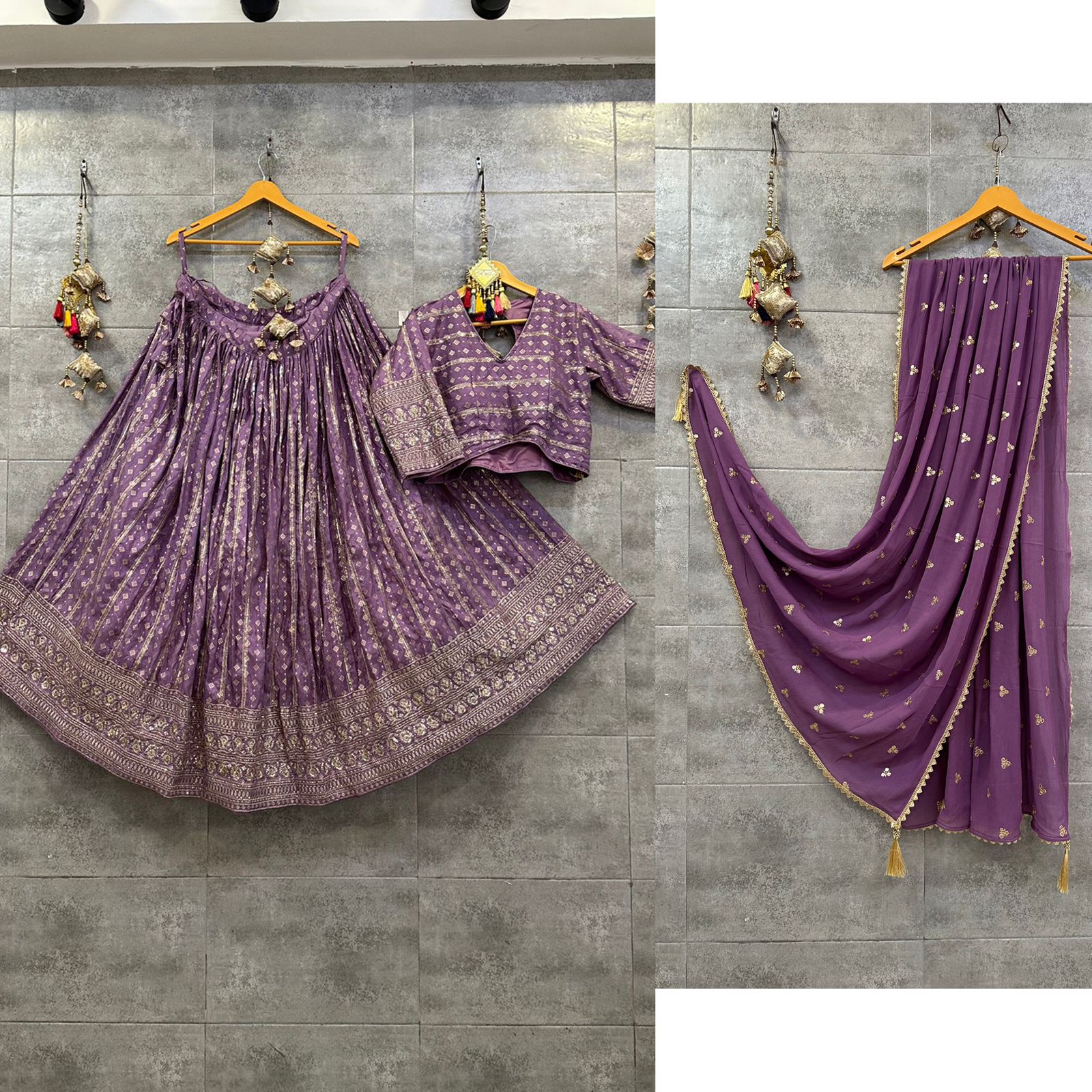 Beautiful Designer Pure Dolla Silk Chaniya Choli