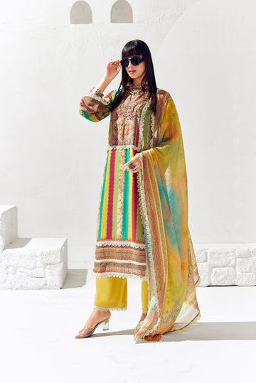 Beautiful Designer Party Wear Pure Cotton Lawn Salwar Suit