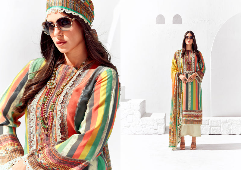 Beautiful Designer Party Wear Pure Cotton Lawn Salwar Suit