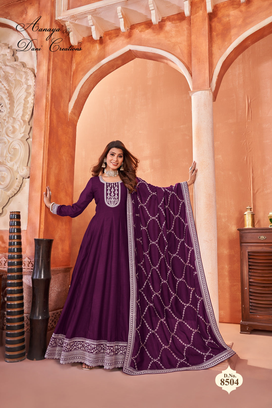 Beautiful Designer Aanaya Art Silk Salwar Suit