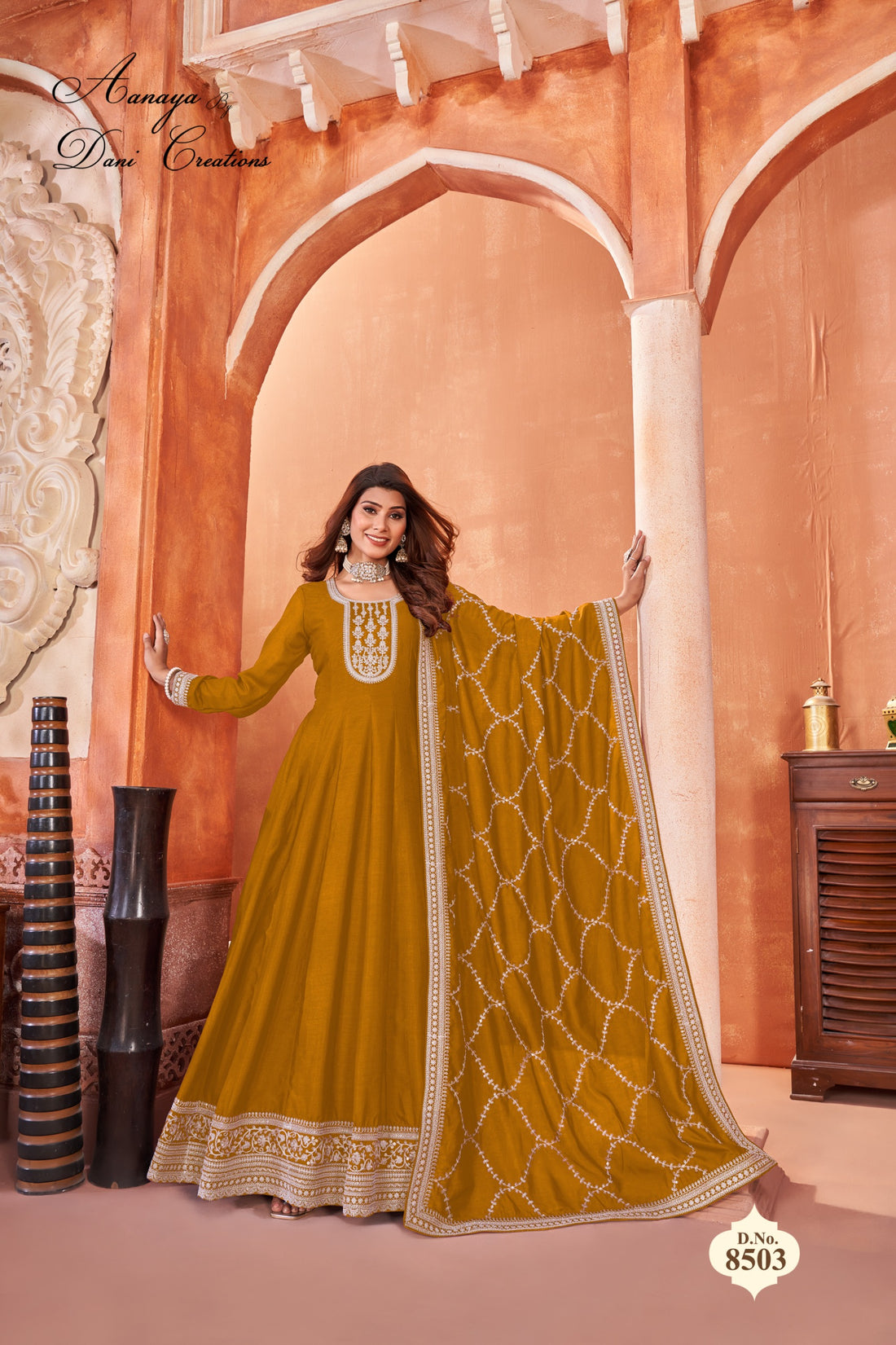 Beautiful Designer Aanaya Art Silk Salwar Suit