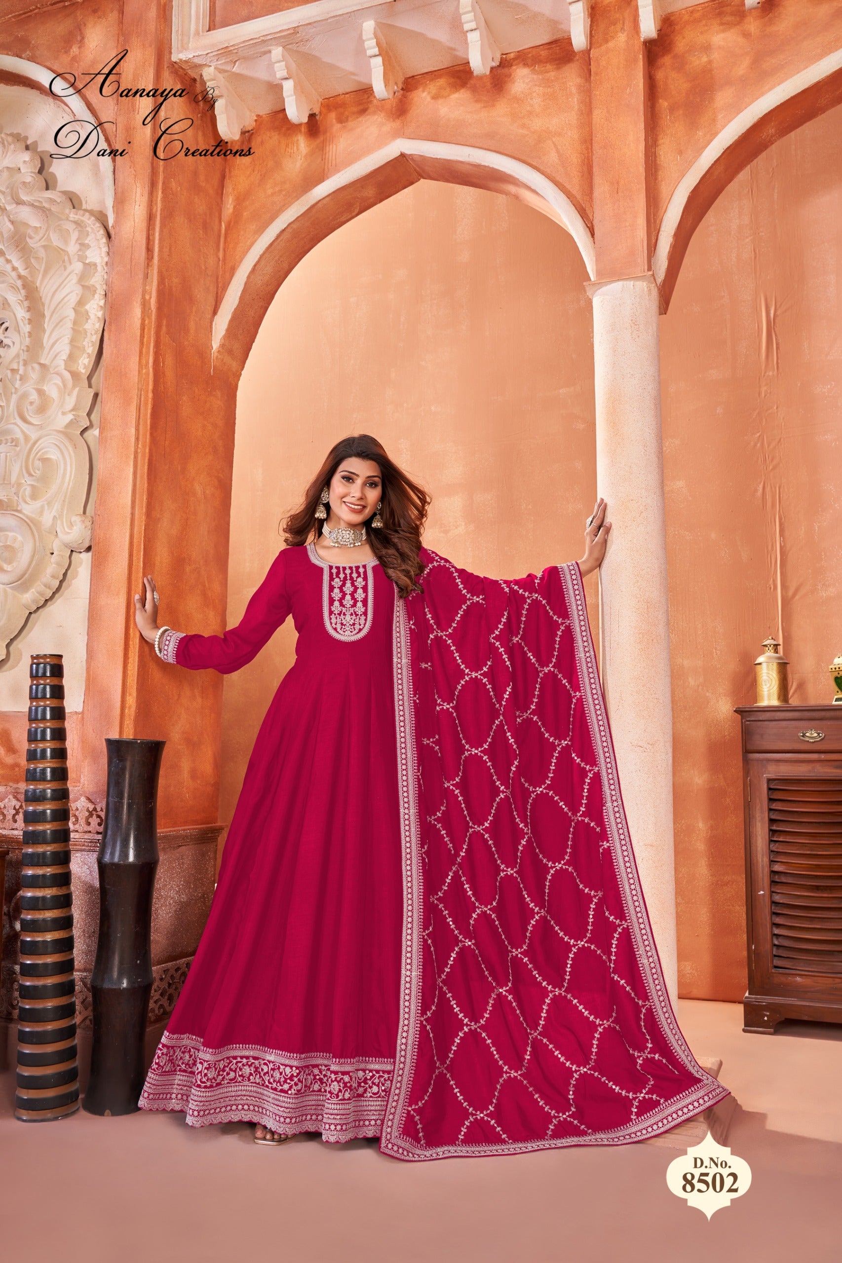 Beautiful Designer Aanaya Art Silk Salwar Suit