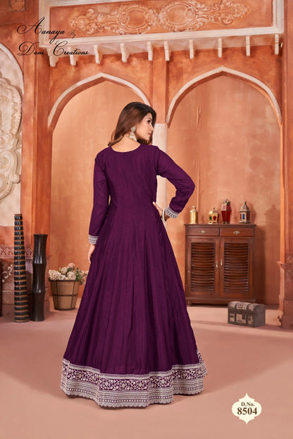 Beautiful Designer Aanaya Art Silk Salwar Suit