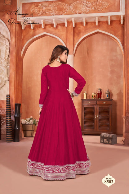 Beautiful Designer Aanaya Art Silk Salwar Suit