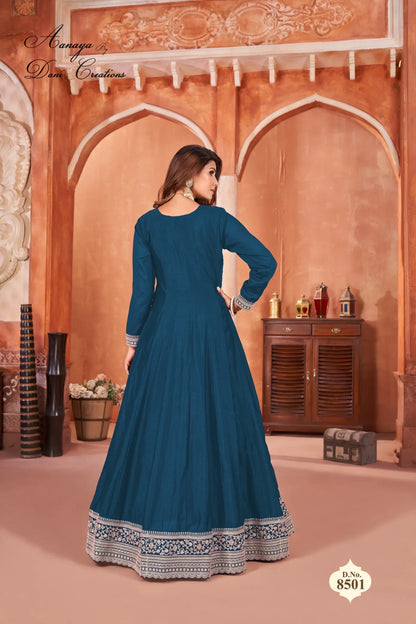 Beautiful Designer Aanaya Art Silk Salwar Suit