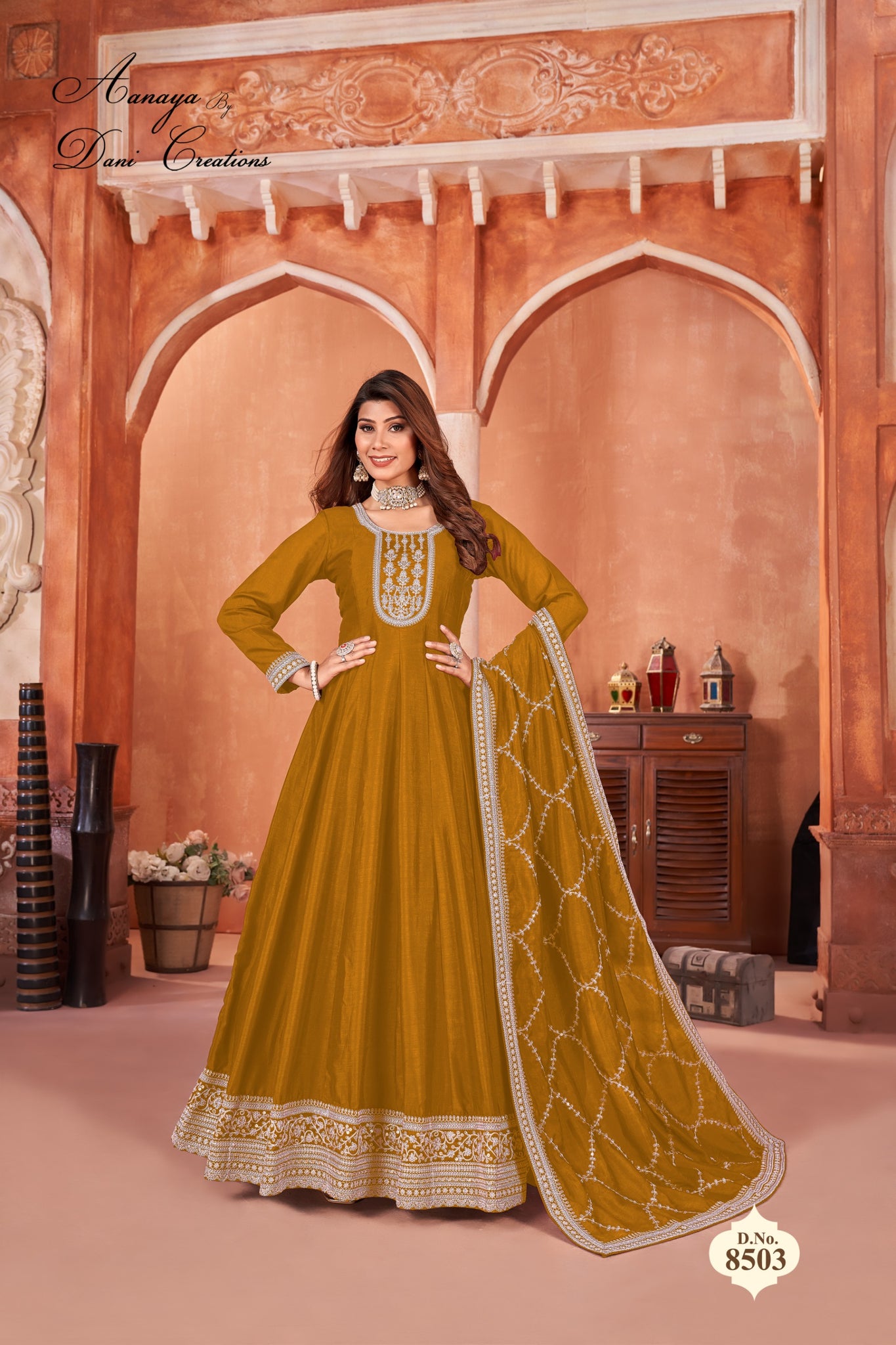 Beautiful Designer Aanaya Art Silk Salwar Suit