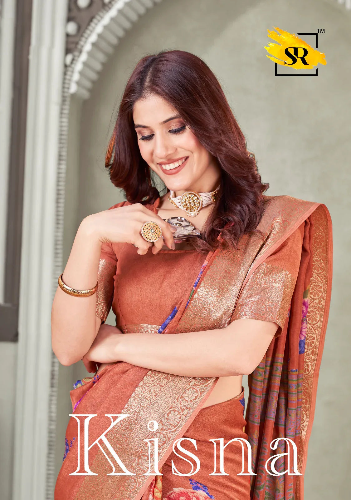 Beautiful Designer Kisna Soft Self Weaving Saree