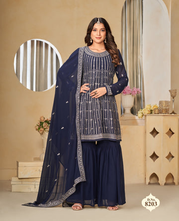 Beautiful Designer Party Wear Aanaya Soft Georgette Salwar Suit