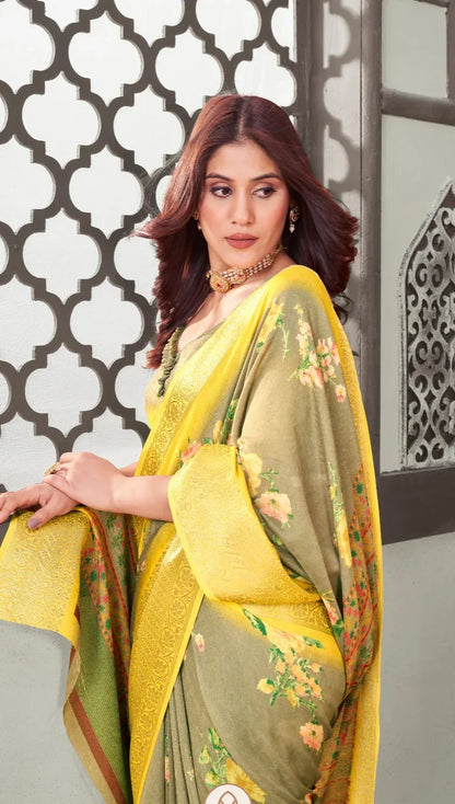 Beautiful Designer Kisna Soft Self Weaving Saree