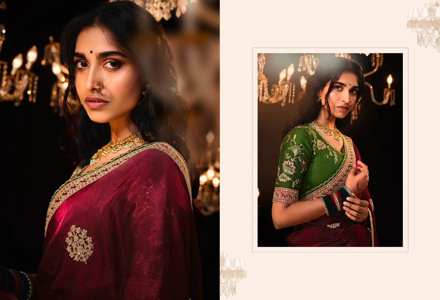 Beautiful Designer Wedding Wear Premium Fancy Work Saree