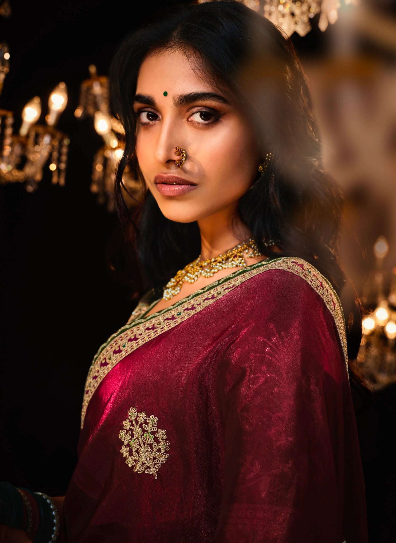 Beautiful Designer Wedding Wear Premium Fancy Work Saree