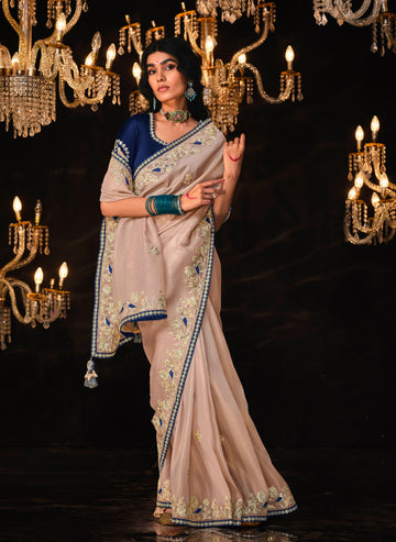 Beautiful Designer Wedding Wear Premium Fancy Work Saree