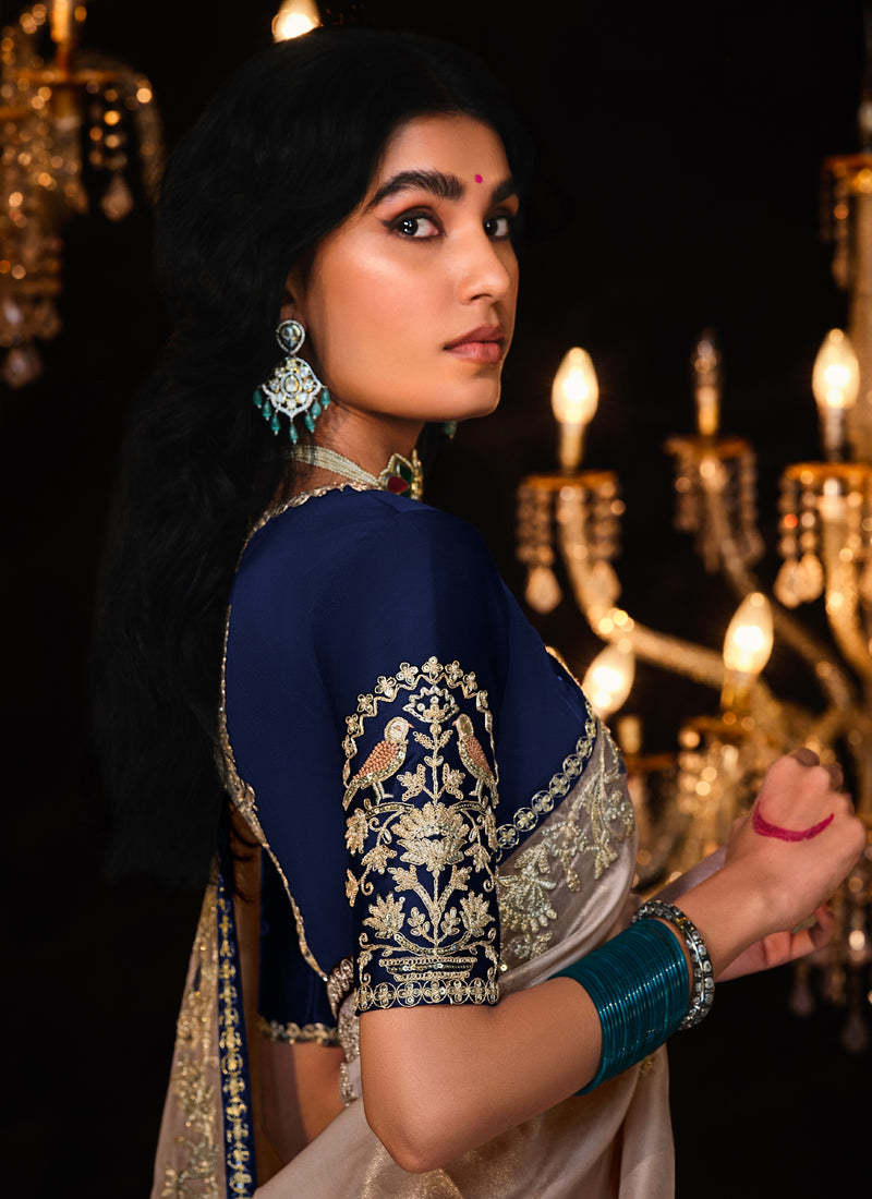 Beautiful Designer Wedding Wear Premium Fancy Work Saree