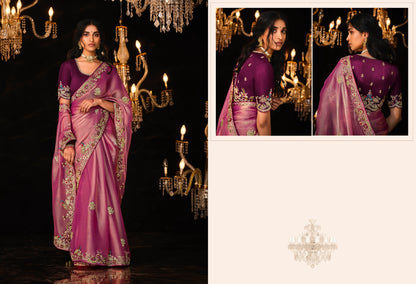 Beautiful Designer Wedding Wear Premium Fancy Work Saree