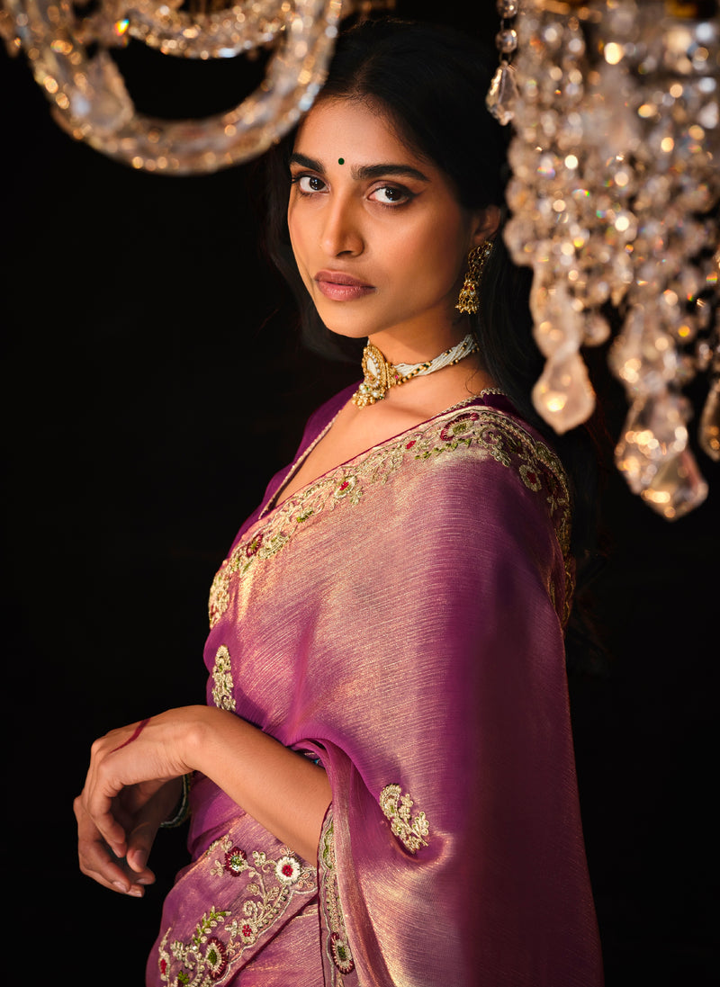 Beautiful Designer Wedding Wear Premium Fancy Work Saree