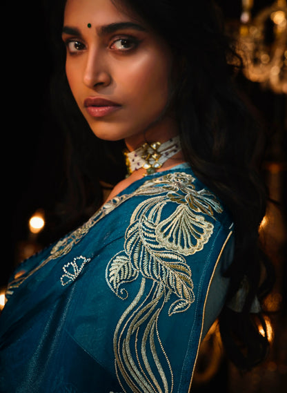Beautiful Designer Wedding Wear Premium Fancy Work Saree