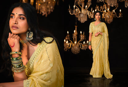 Beautiful Designer Wedding Wear Premium Fancy Work Saree