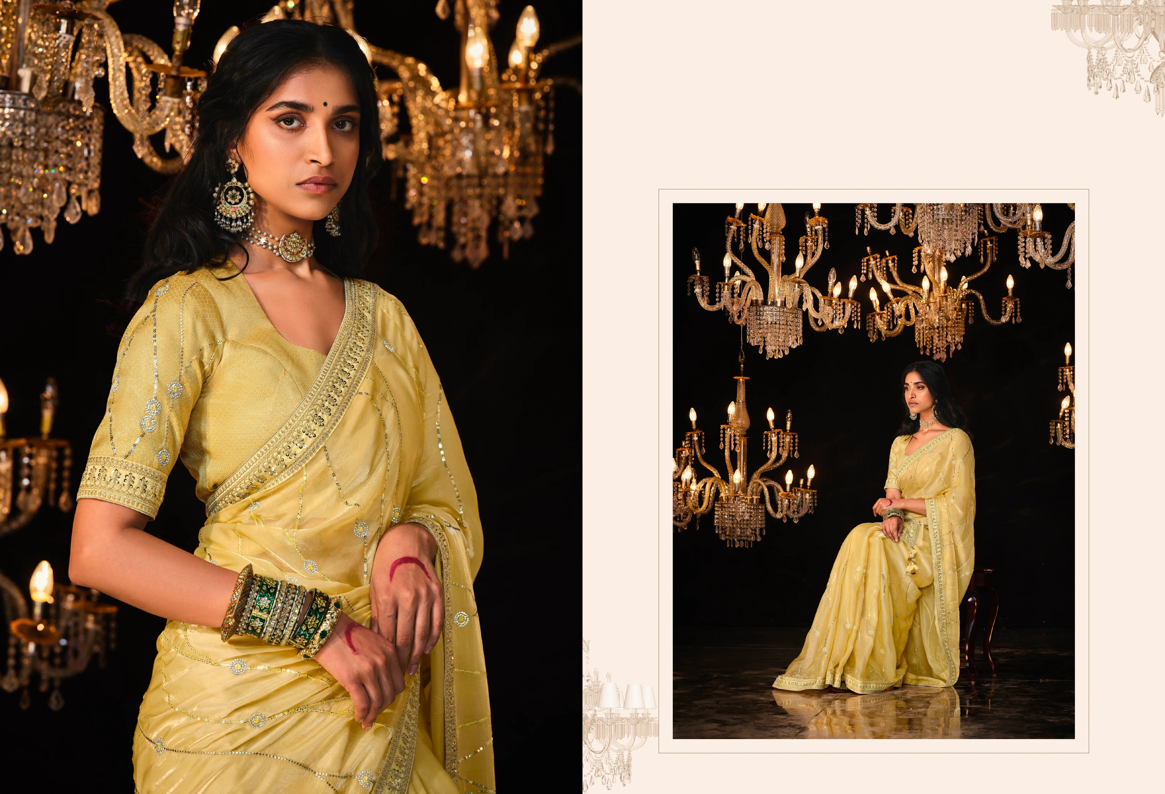 Beautiful Designer Wedding Wear Premium Fancy Work Saree