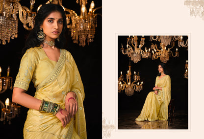 Beautiful Designer Wedding Wear Premium Fancy Work Saree
