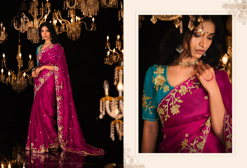 Beautiful Designer Wedding Wear Premium Fancy Work Saree