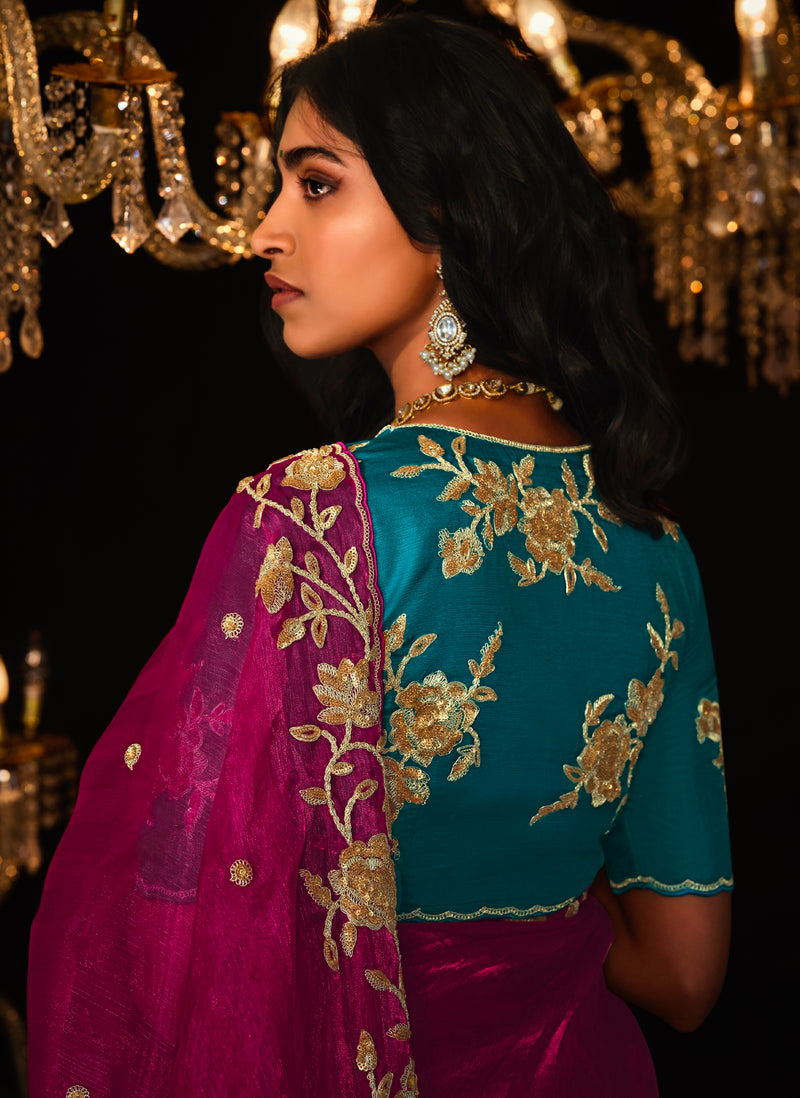 Beautiful Designer Wedding Wear Premium Fancy Work Saree