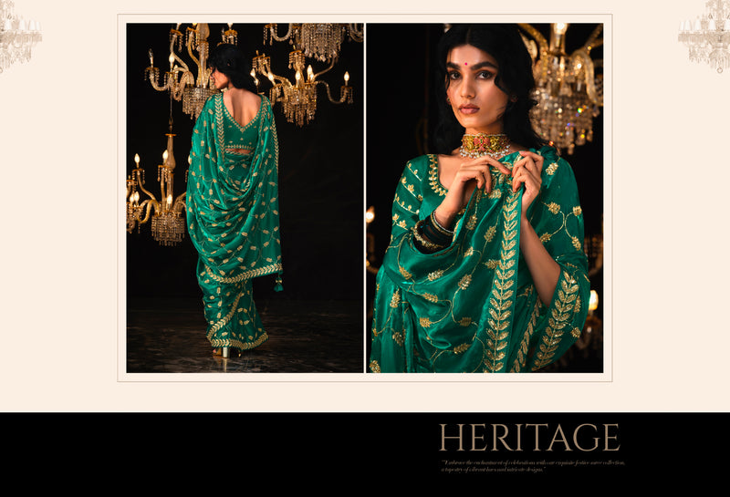 Beautiful Designer Wedding Wear Premium Fancy Work Saree