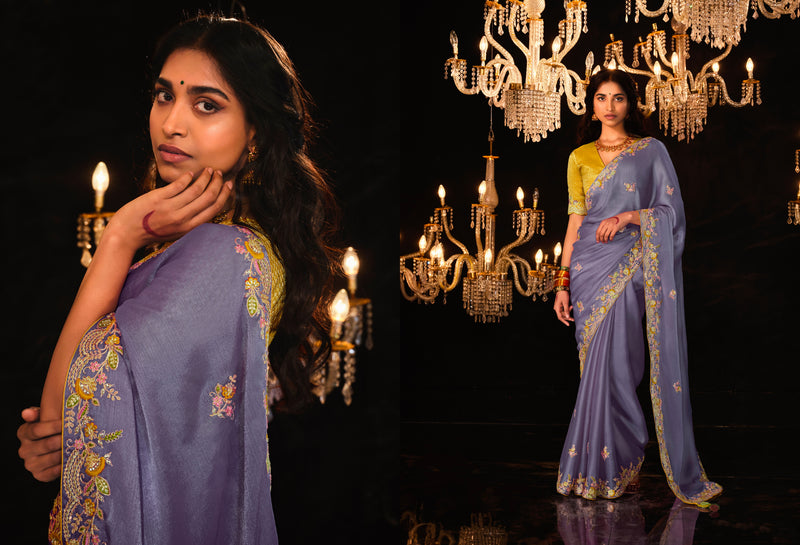 Beautiful Designer Wedding Wear Premium Fancy Work Saree