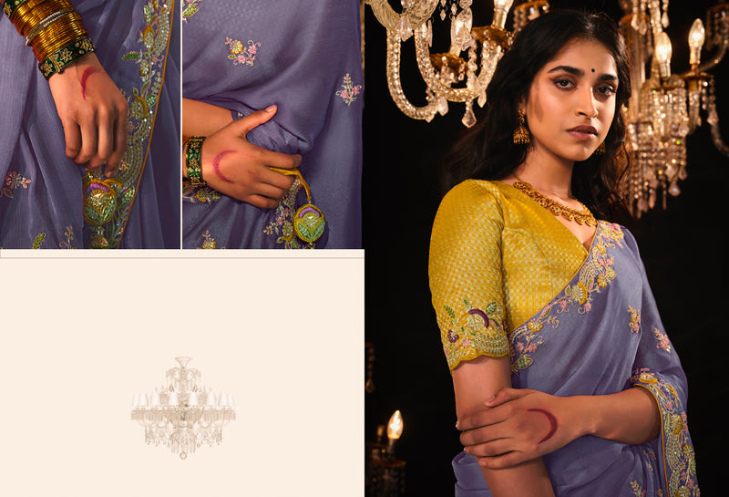 Beautiful Designer Wedding Wear Premium Fancy Work Saree