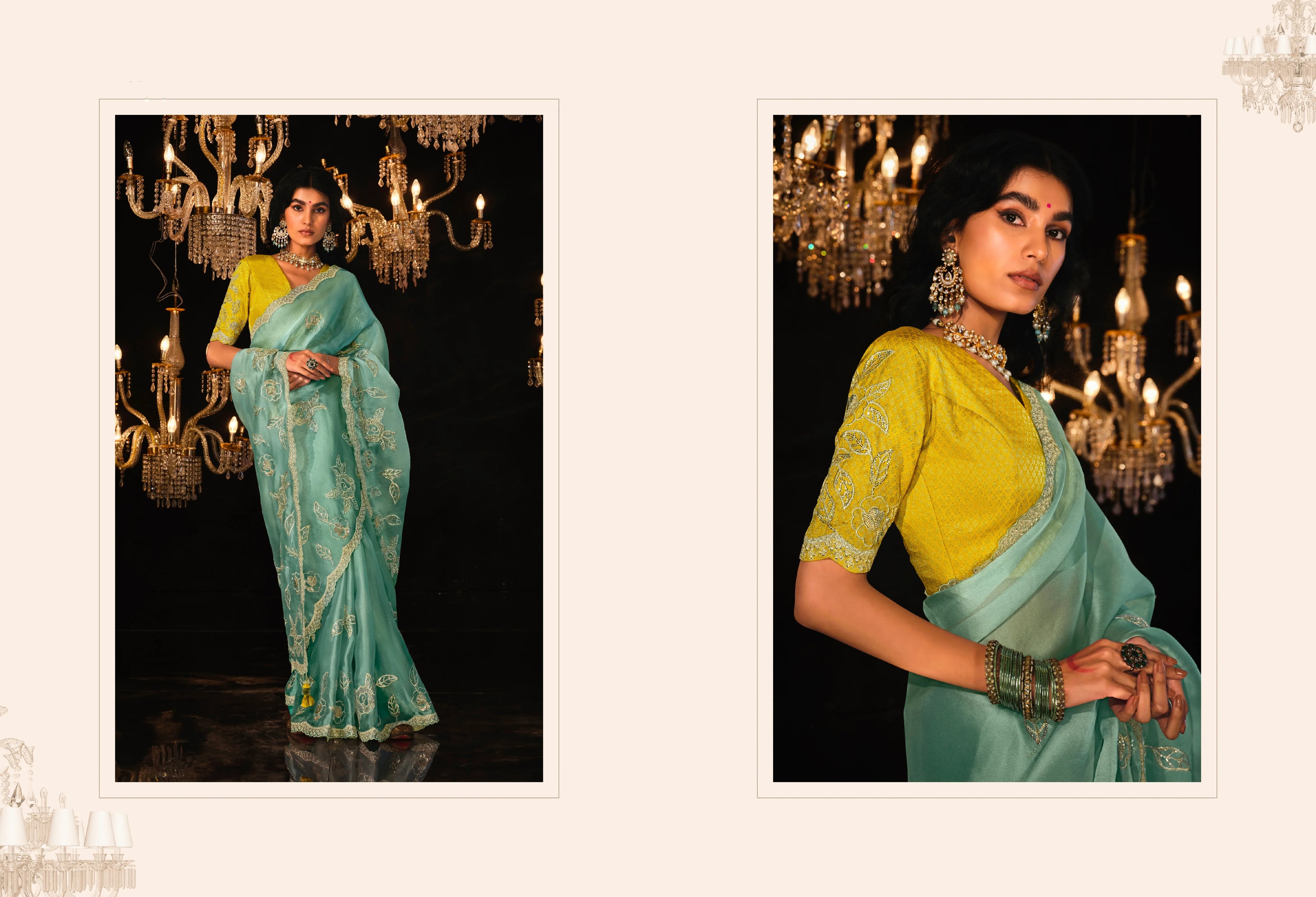 Beautiful Designer Wedding Wear Premium Fancy Work Saree