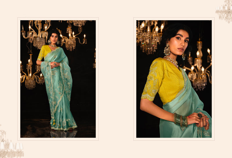 Beautiful Designer Wedding Wear Premium Fancy Work Saree