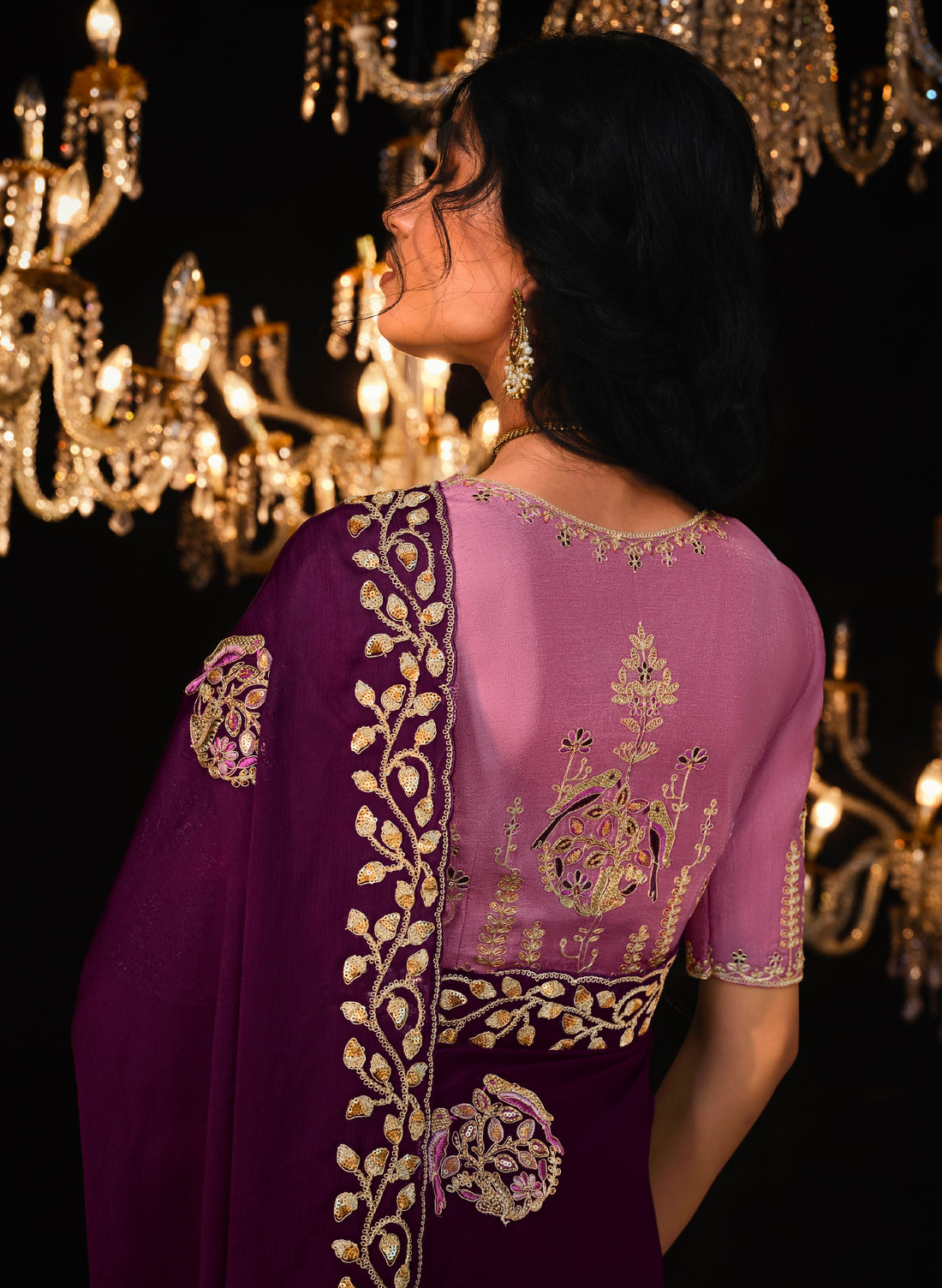 Beautiful Designer Wedding Wear Premium Fancy Work Saree