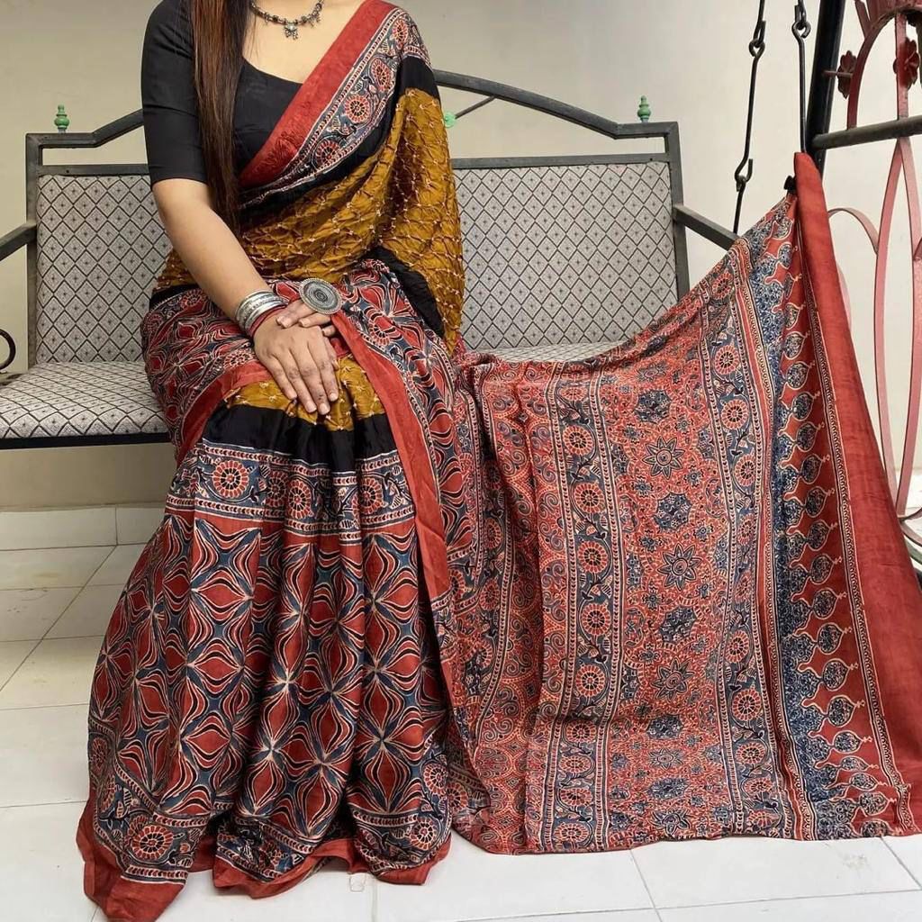 Beautiful Designer Imported Cotton Digital Print Saree