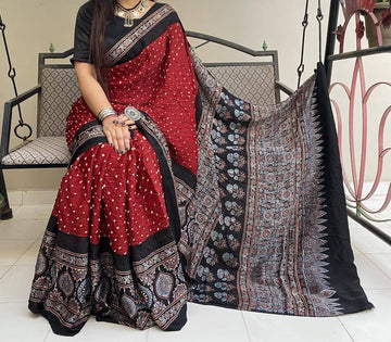 Beautiful Designer Imported Cotton Digital Print Saree
