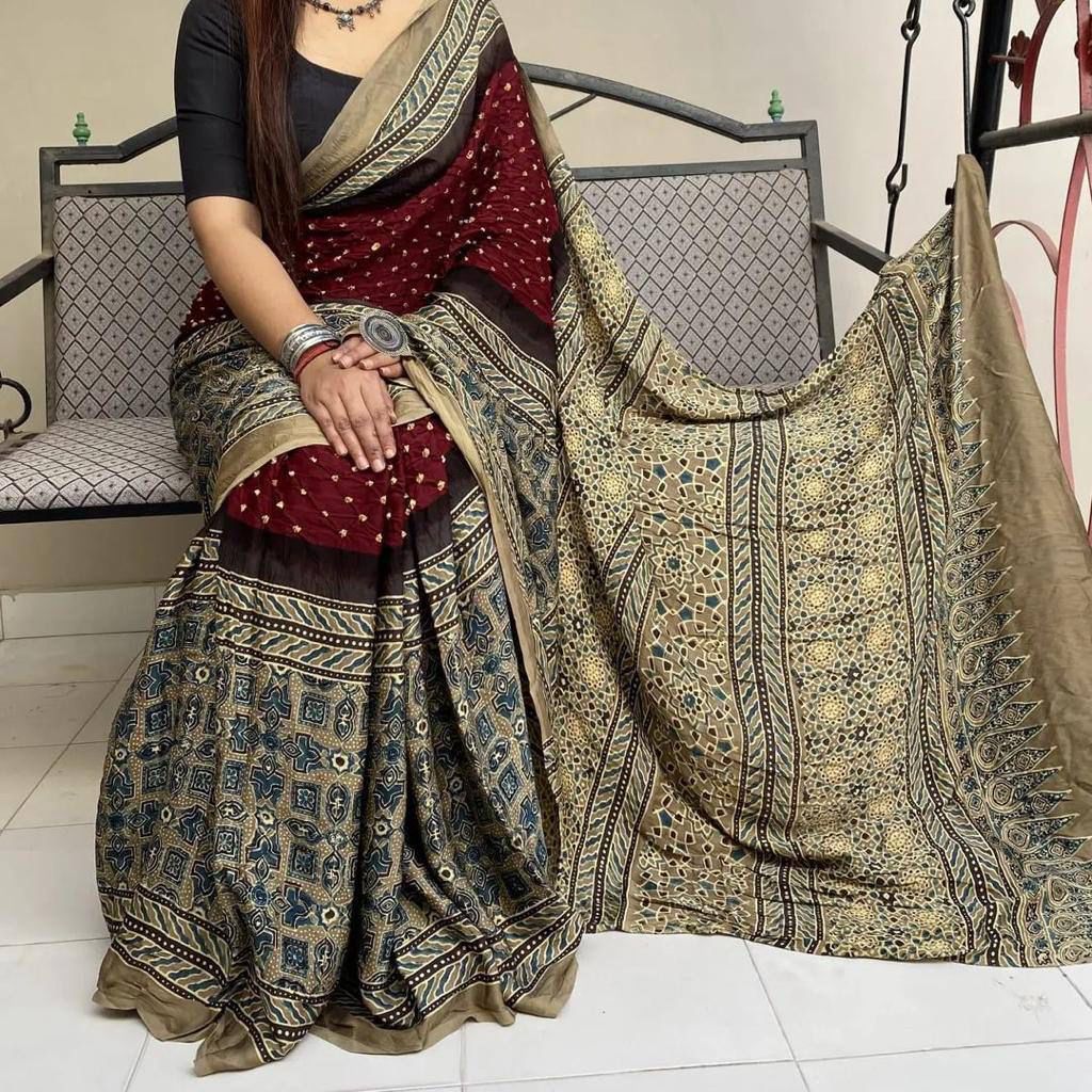 Beautiful Designer Imported Cotton Digital Print Saree
