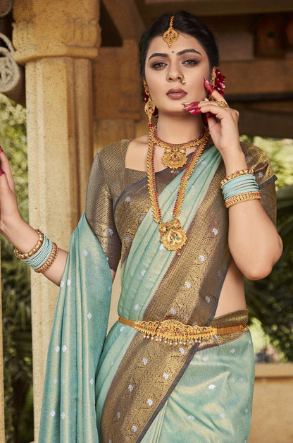 Beautiful Designer Virasat Kanjiveram Silk Saree
