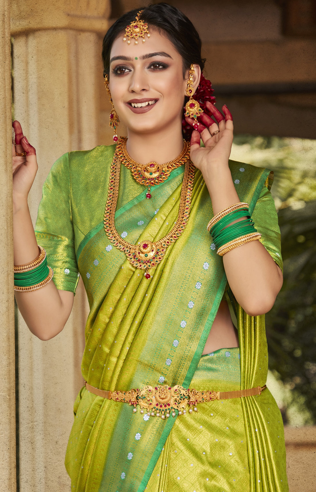 Beautiful Designer Virasat Kanjiveram Silk Saree