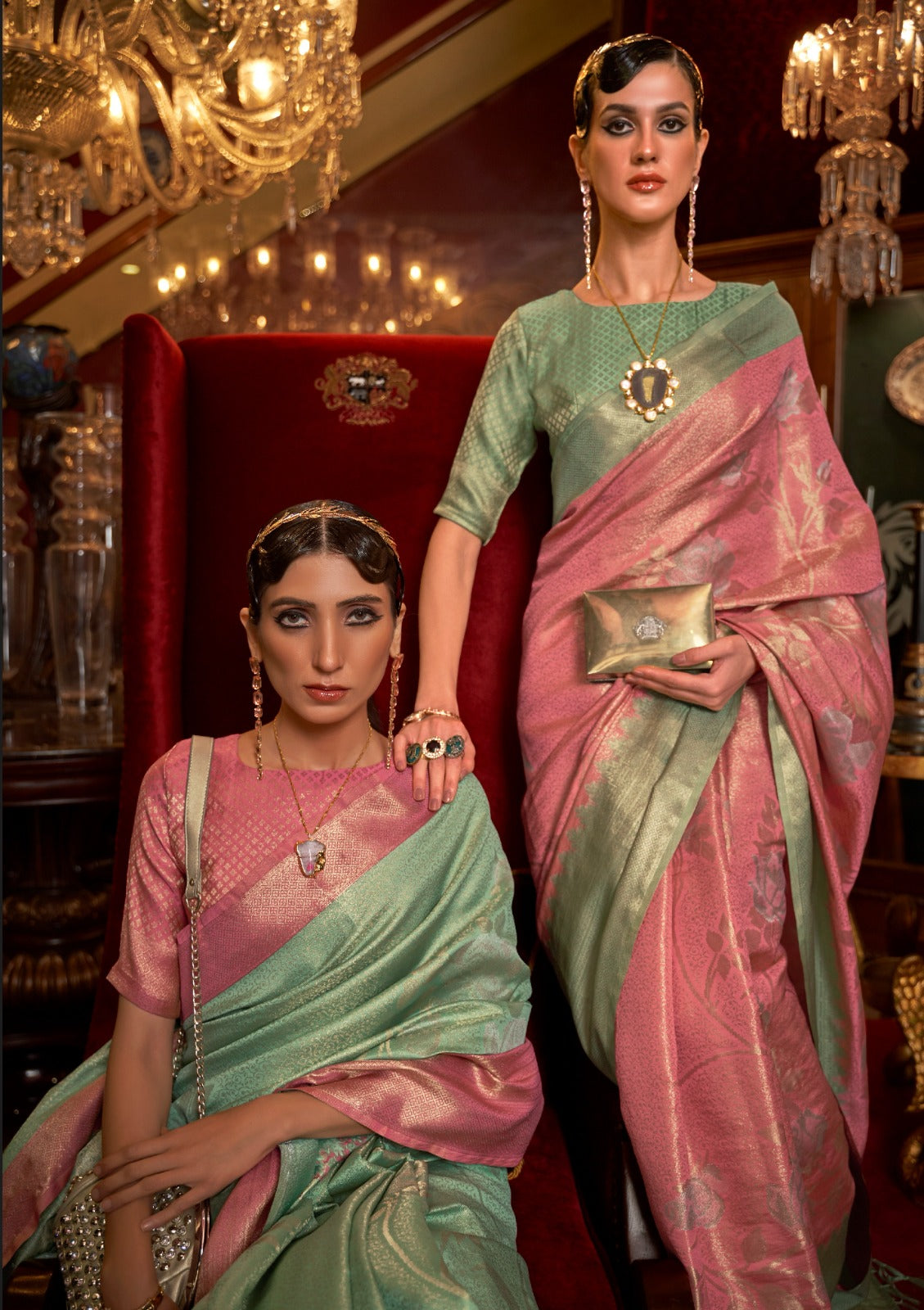 Beautiful Designer Kshimmer Silk Handloom Weaving Saree