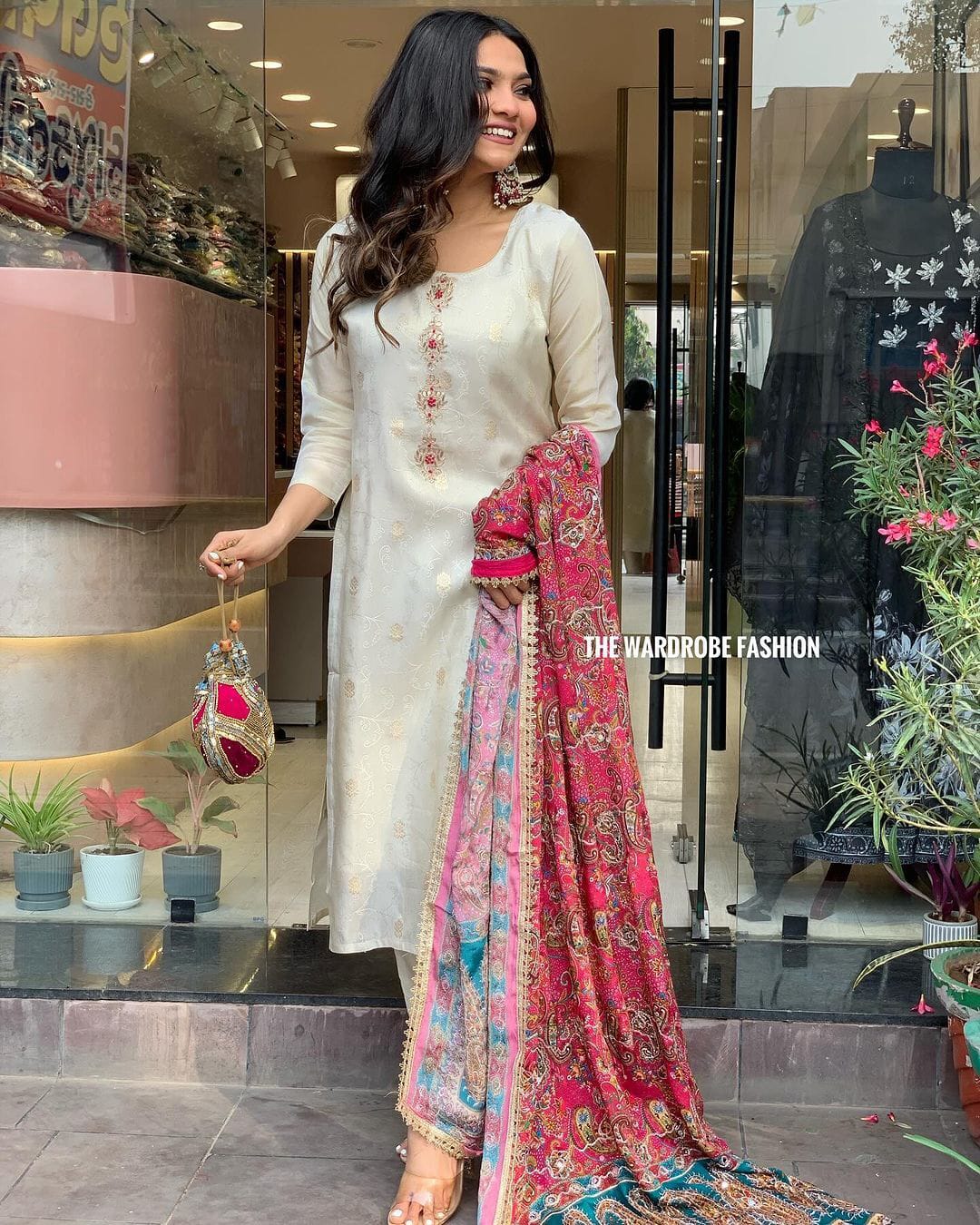 Beautiful Designer Summer Special Heavy Jequrd Silk Salwar Suit