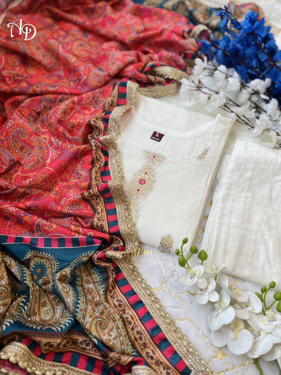 Beautiful Designer Summer Special Heavy Jequrd Silk Salwar Suit