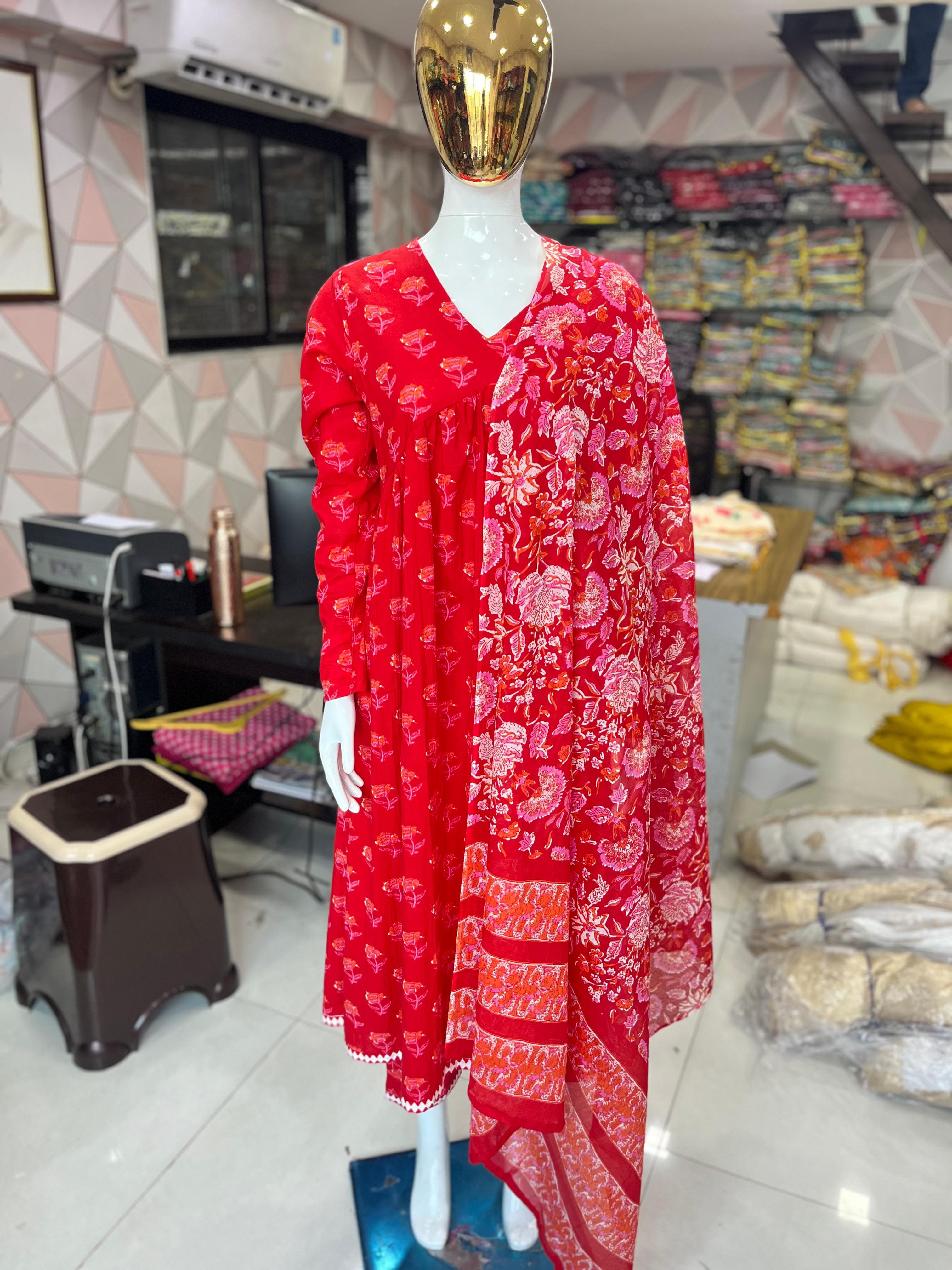 Beautiful Designer Summer Special Pure Cotton Salwar Suit