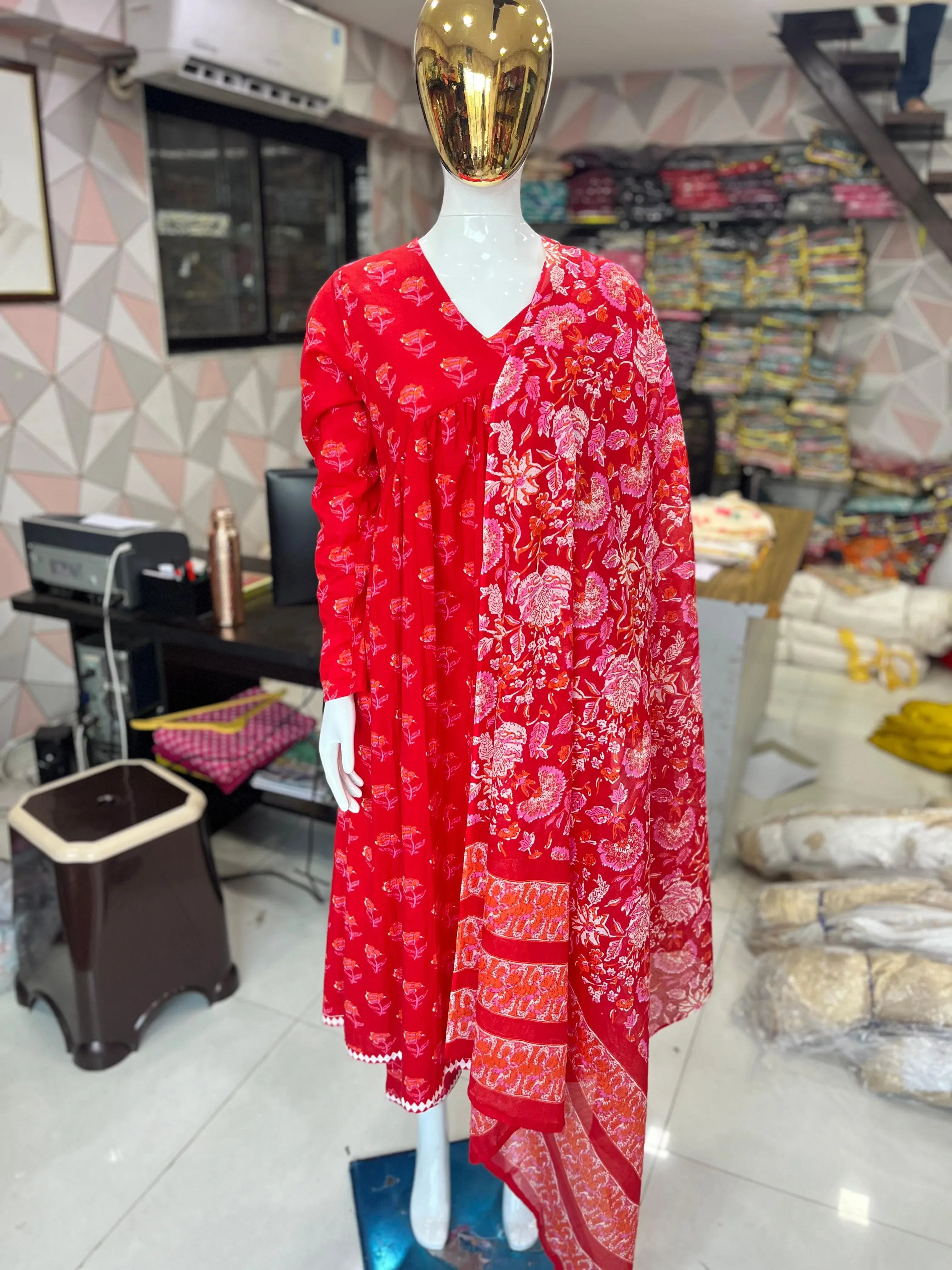 Beautiful Designer Summer Special Pure Cotton Salwar Suit