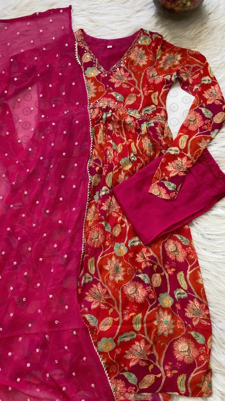 Beautiful Designer Summer Special Pure Cotton Salwar Suit