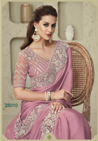 Beautiful Designer Party Wear Soft Silk Saree