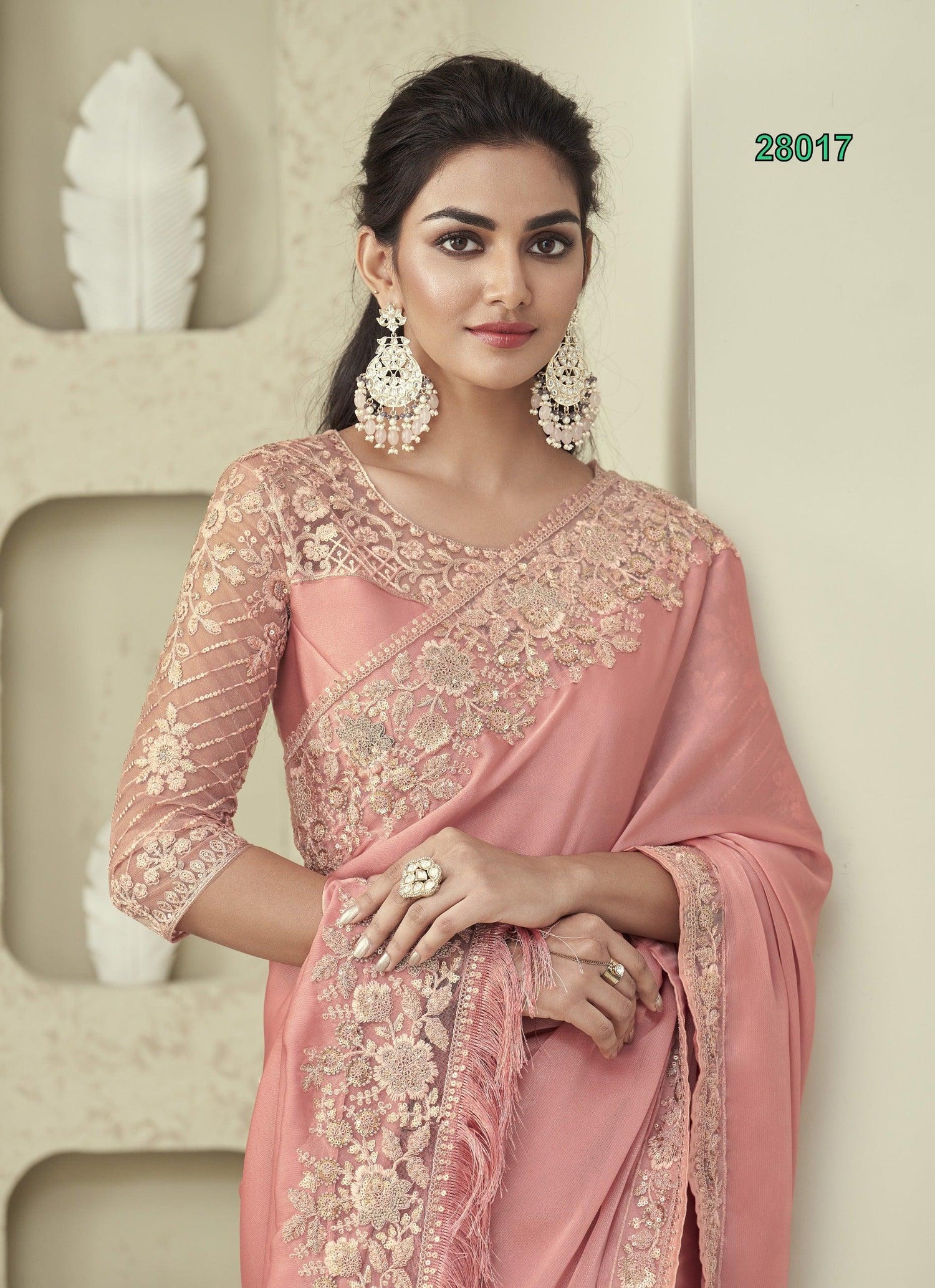 Beautiful Designer Party Wear Soft Silk Saree