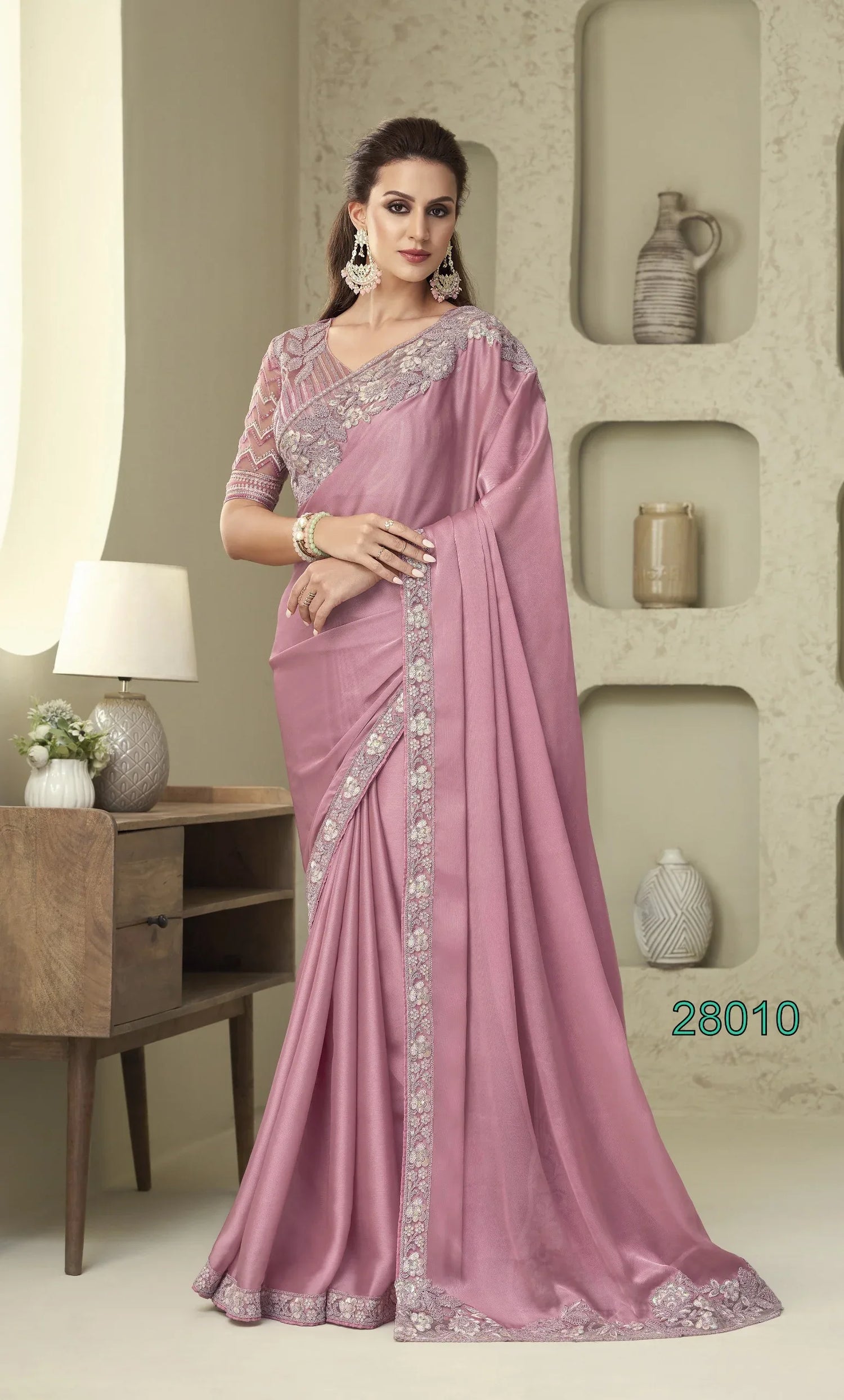 Beautiful Designer Party Wear Soft Silk Saree