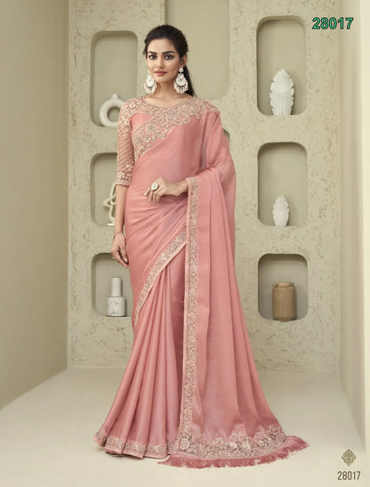 Beautiful Designer Party Wear Soft Silk Saree