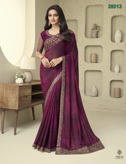 Beautiful Designer Party Wear Soft Silk Saree