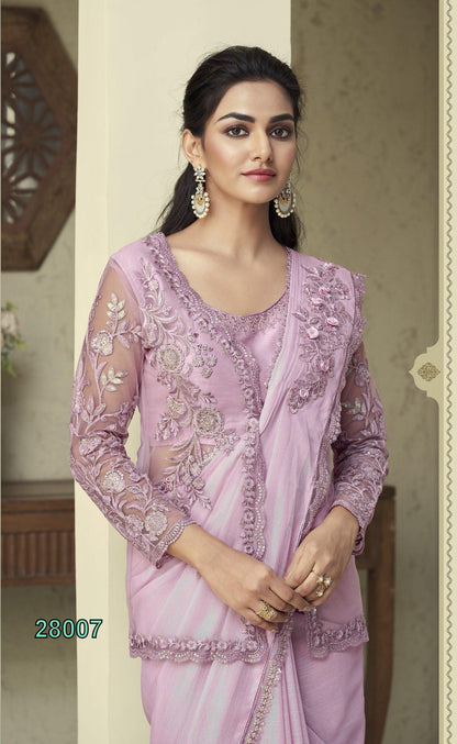 Beautiful Designer Party Wear Soft Silk Saree